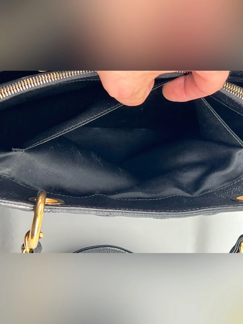 Chanel Grand Shopping Tote GST Caviar Quilted Shoulder Bag